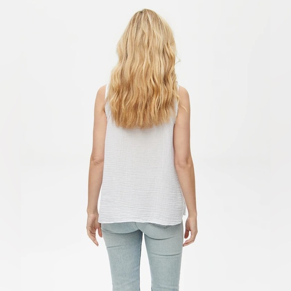 MICHAEL STARS NWOT OLIVIA GAUZE TOP - Picture 3 of 4